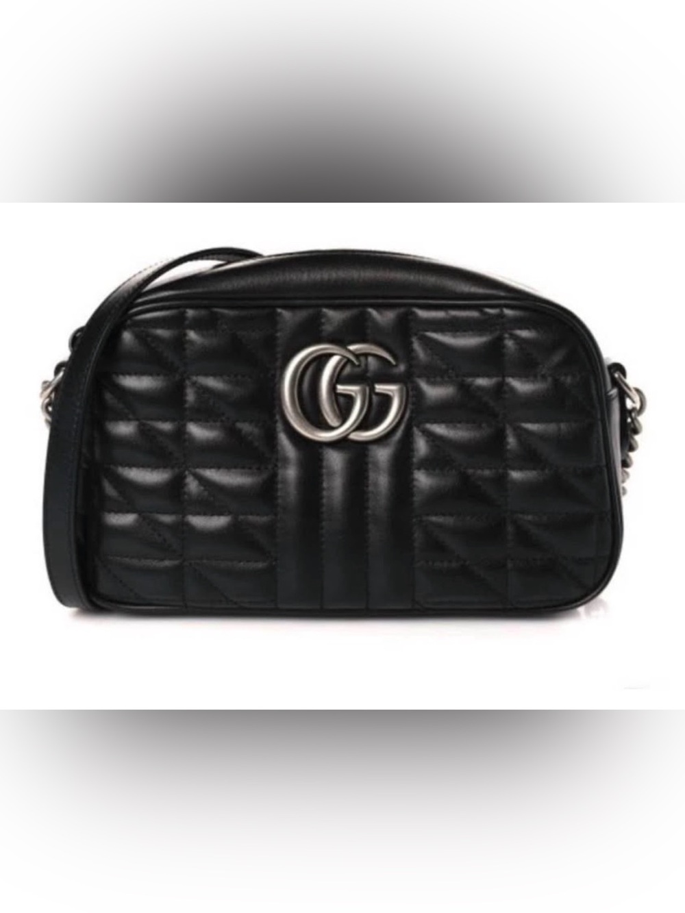 ‼️Authentic Gucci Black Small GG Marmont 2.0 Shoulder / Crossbody Bag